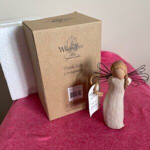 WILLOW TREE 'Thank You' Rtrd Angel figurine by Susan Lordi (2002) NWT